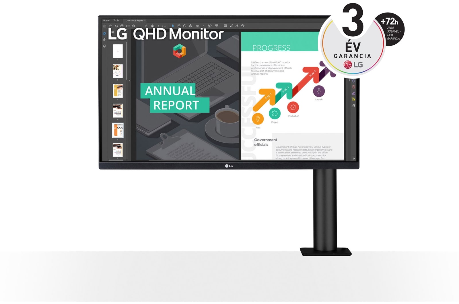 A(z) 27&#39;&#39; méret? QHD IPS monitor HDR10-zel és AMD FreeSync? technológiával 27QN880-B el?lnézete