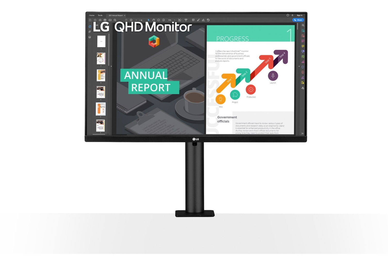 LG 27'' méret? QHD IPS monitor HDR10-zel és AMD FreeSync? technológiával, 27QN880-B