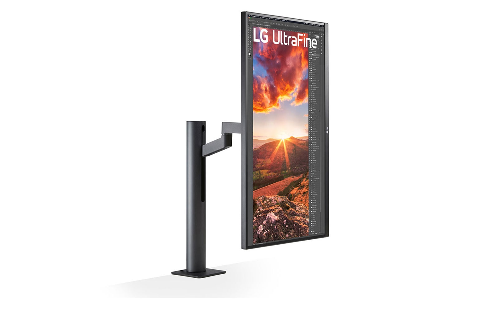 LG 27" méret? UltraFine? UHD IPS HDR monitor USB-C csatlakozóval és Ergo állvánnyal , 27UN880-B