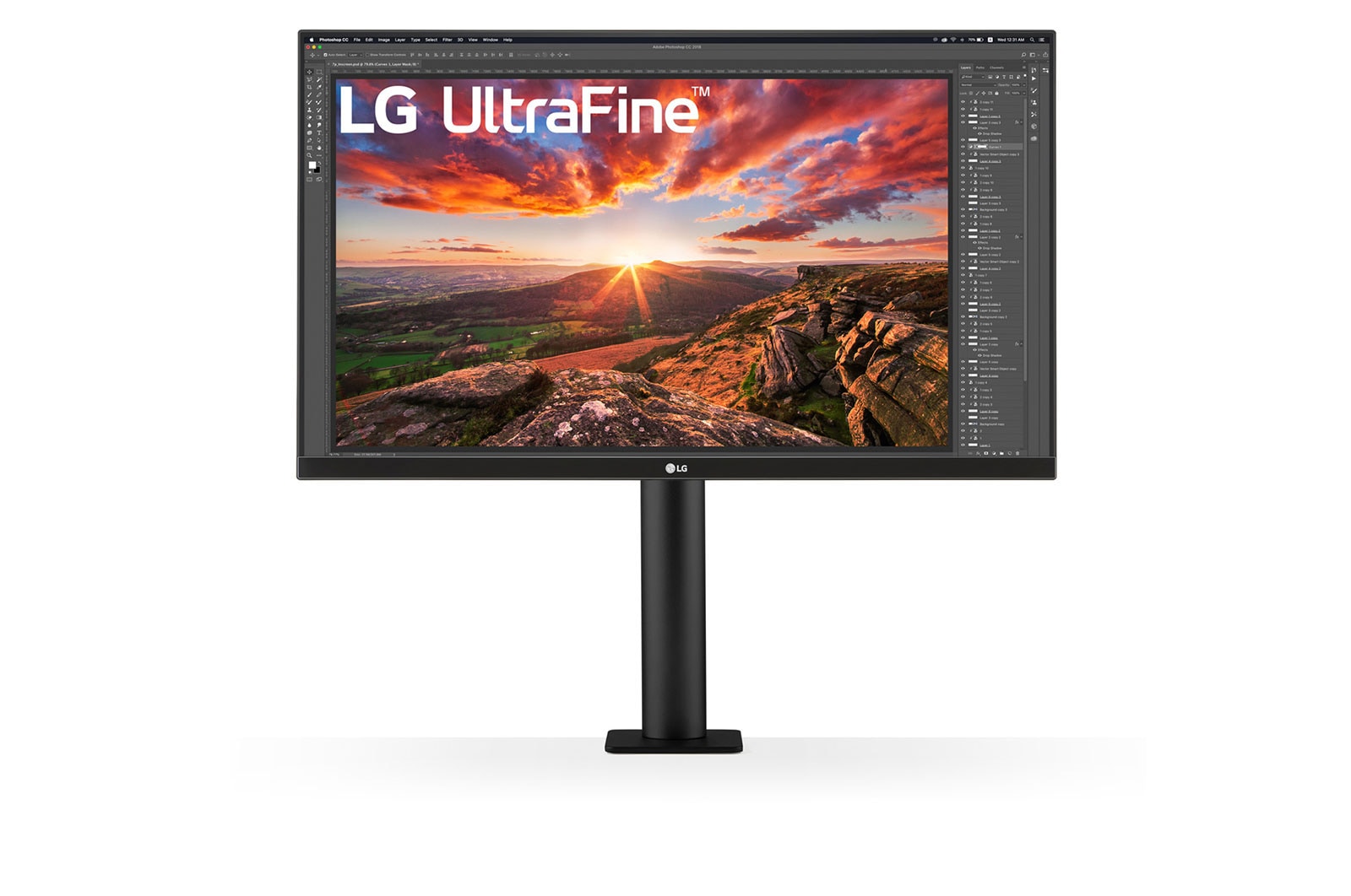 LG 27" méret? UltraFine? UHD IPS HDR monitor USB-C csatlakozóval és Ergo állvánnyal , 27UN880-B