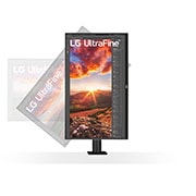 LG 27" méret? UltraFine? UHD IPS HDR monitor USB-C csatlakozóval és Ergo állvánnyal , 27UN880-B