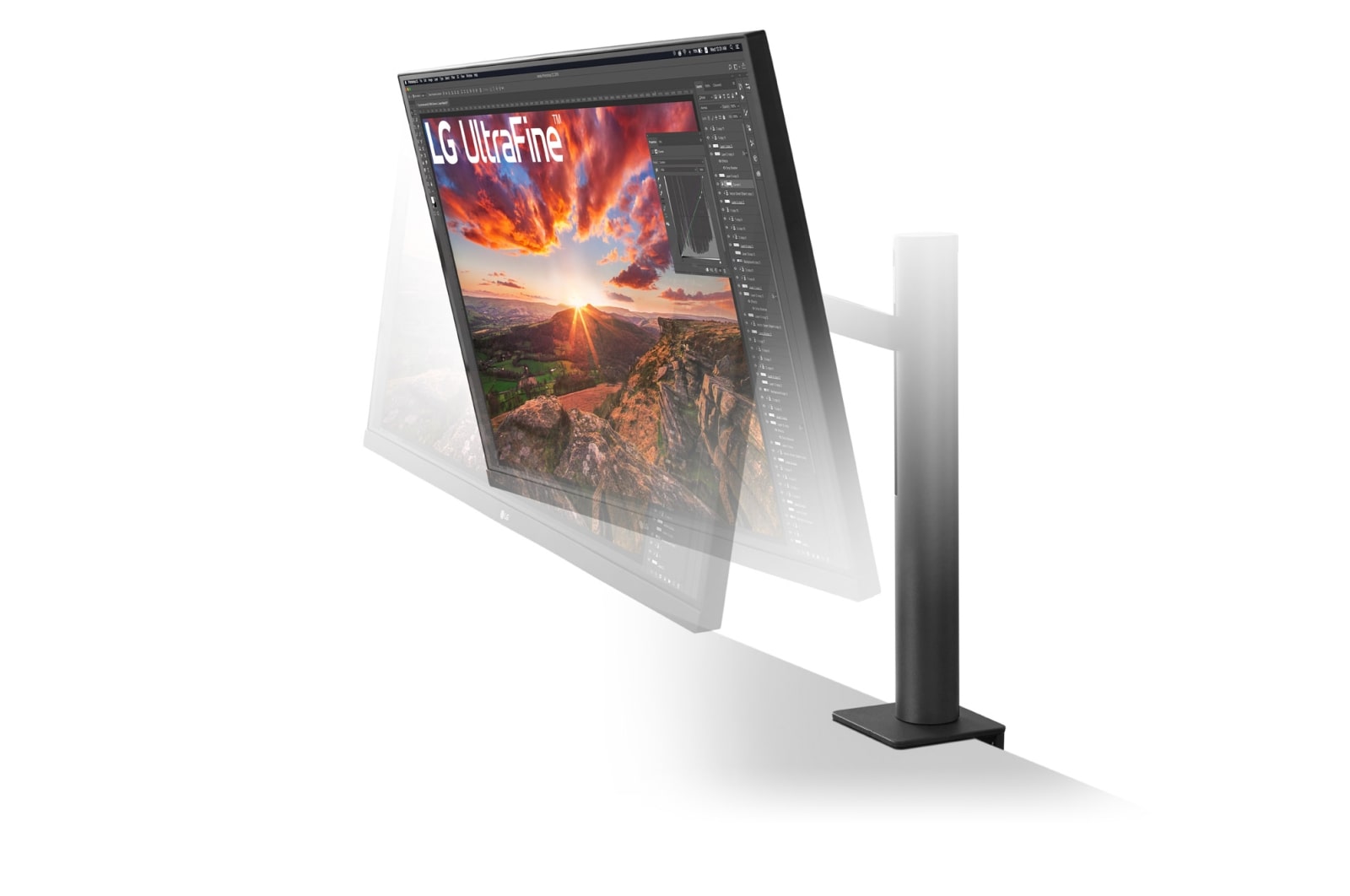 LG 31,5" UltraFine? Display Ergo 4K HDR10 monitor, 32UN880-B