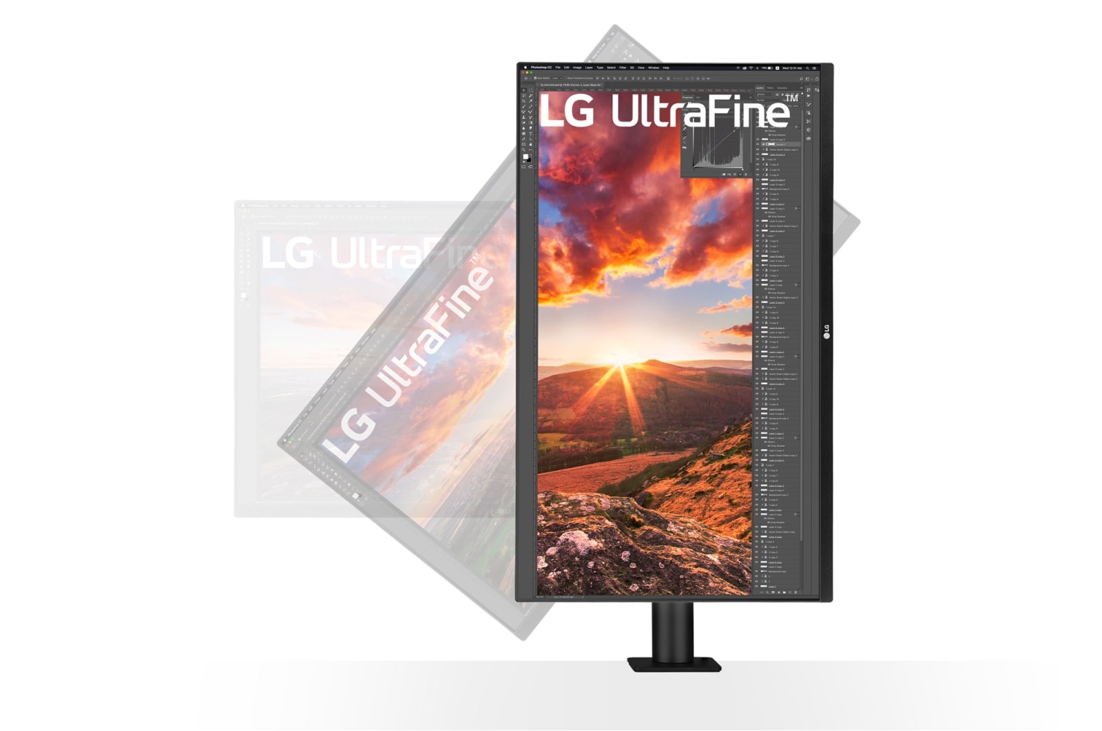 LG 31,5" UltraFine? Display Ergo 4K HDR10 monitor, 32UN880-B