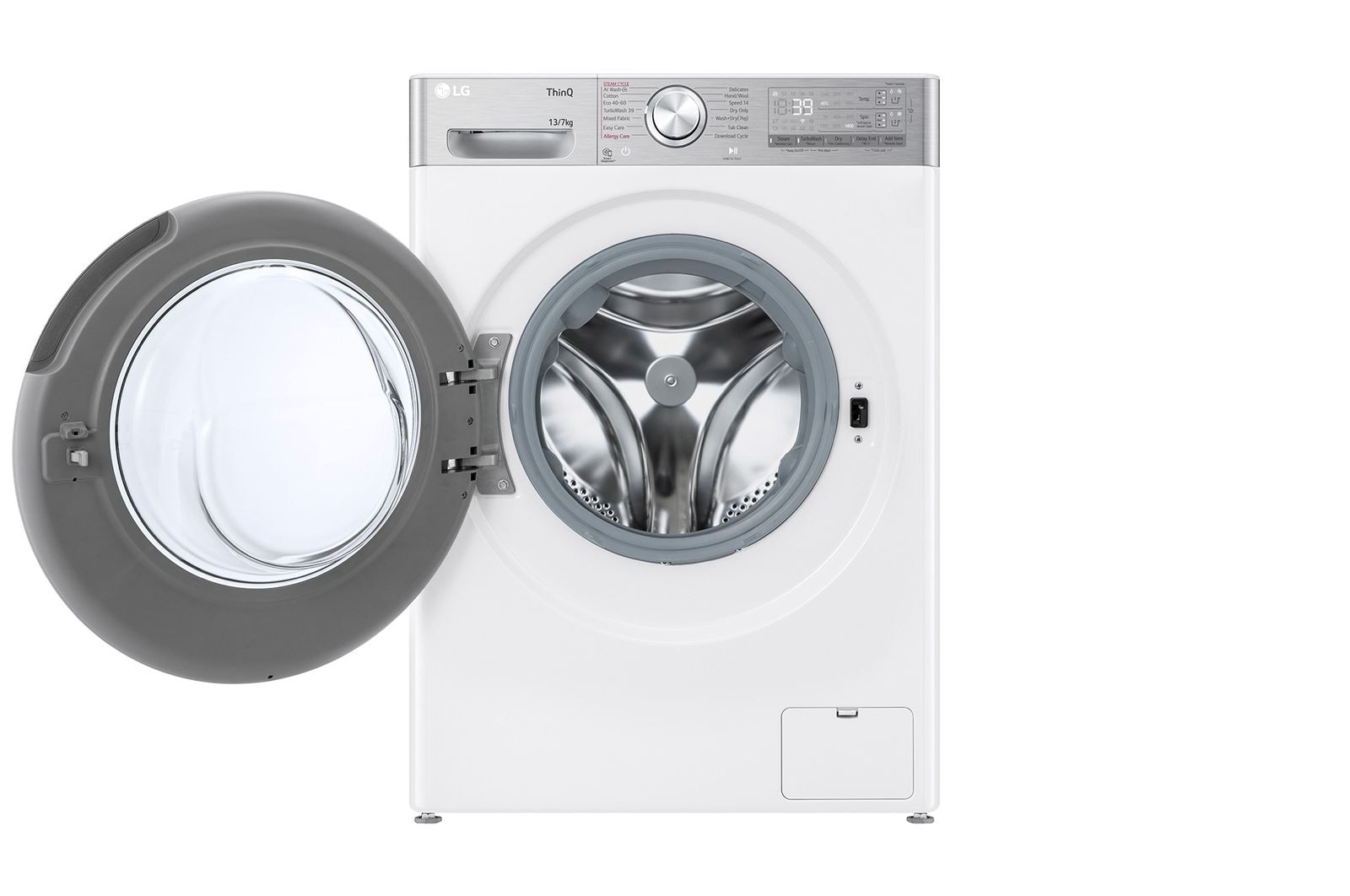 LG 13/7 kg, max. 1400 ford./perc, G?z mosó-szárítógép, TurboWash?360, AI DD? és WiFi funkció, F4DR913P3WA