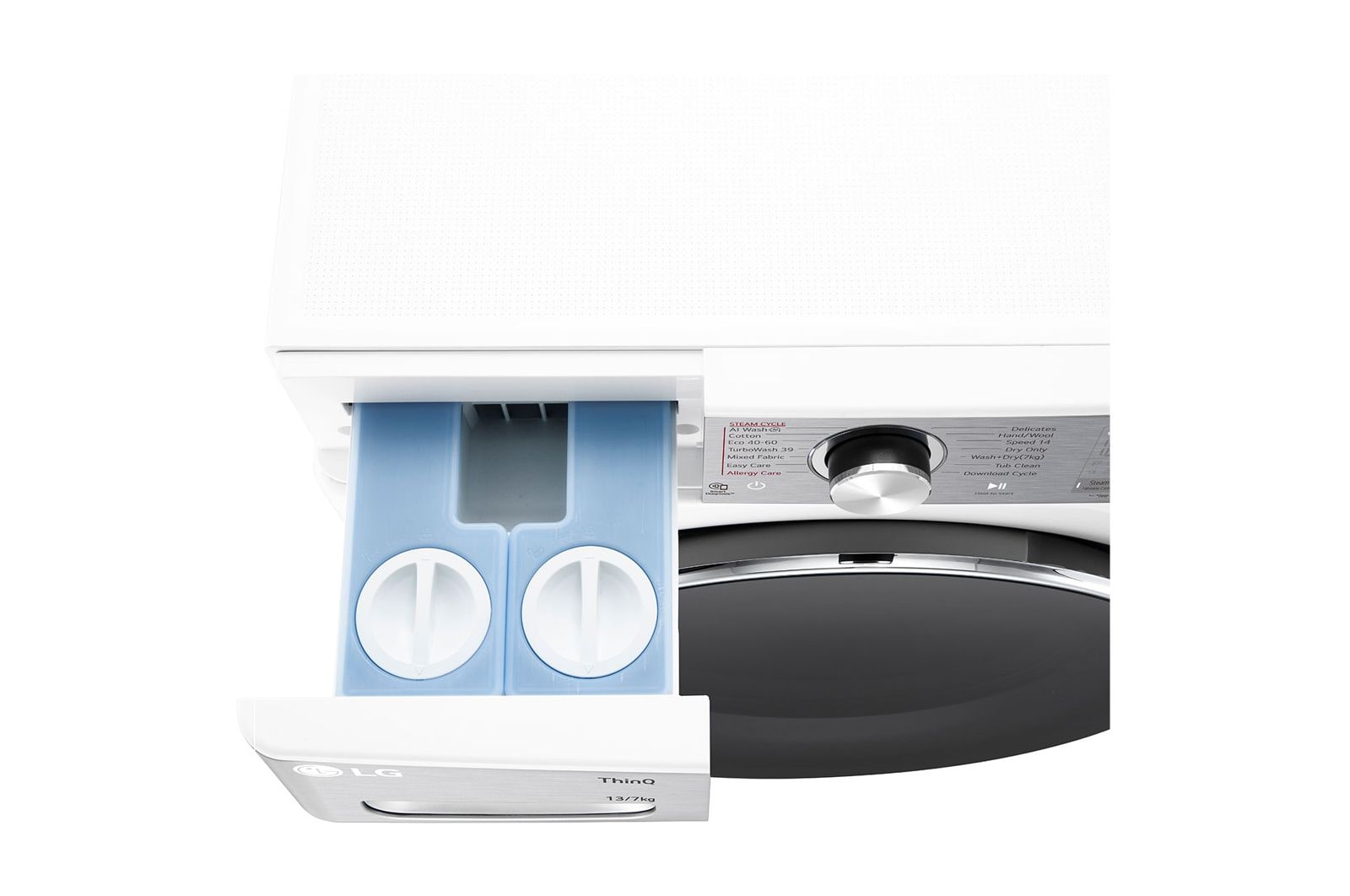LG 13/7 kg, max. 1400 ford./perc, G?z mosó-szárítógép, TurboWash?360, AI DD? és WiFi funkció, F4DR913P3WA