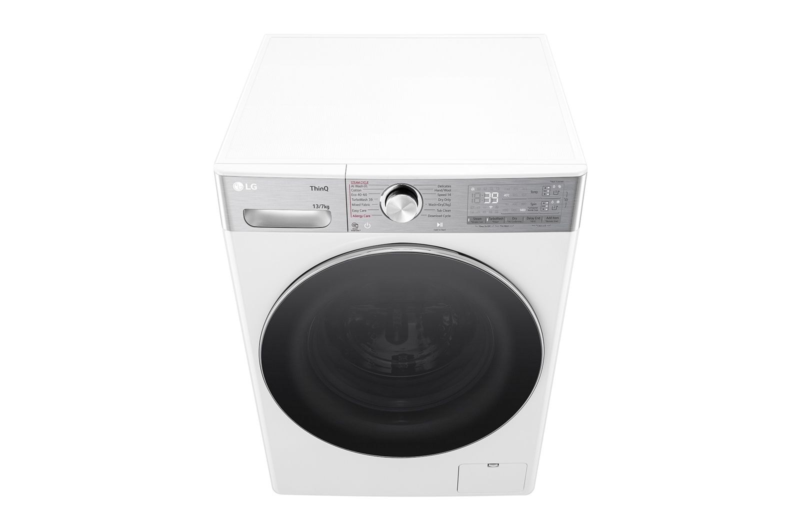 LG 13/7 kg, max. 1400 ford./perc, G?z mosó-szárítógép, TurboWash?360, AI DD? és WiFi funkció, F4DR913P3WA