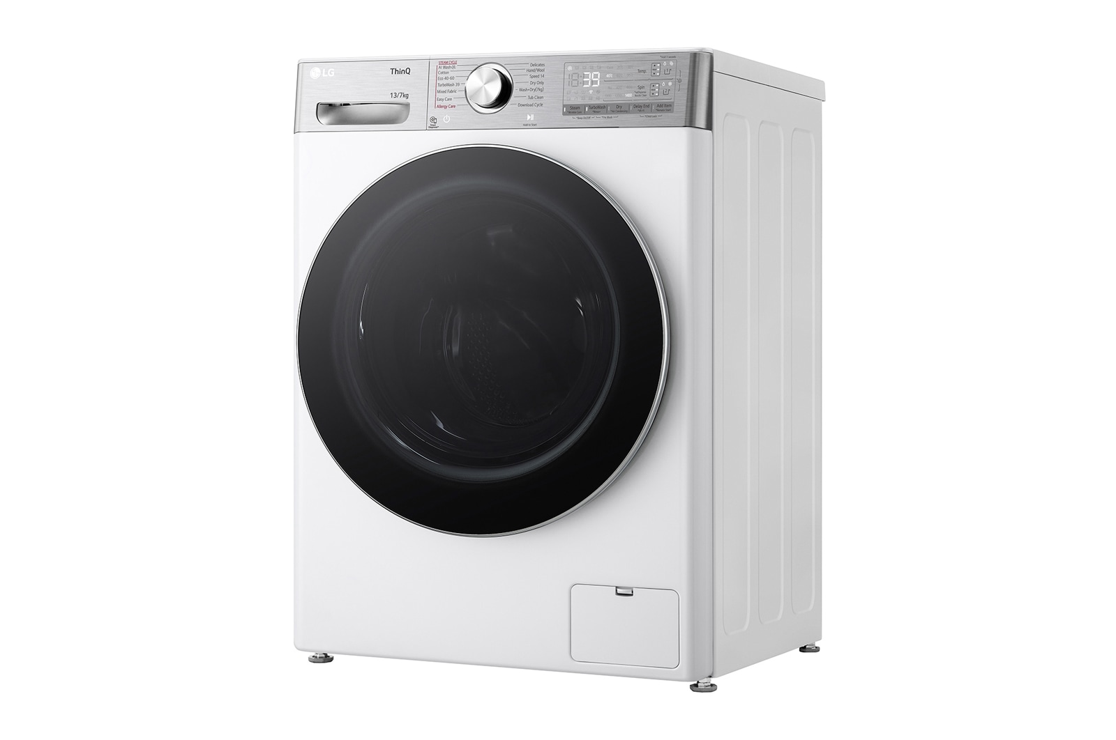 LG 13/7 kg, max. 1400 ford./perc, G?z mosó-szárítógép, TurboWash?360, AI DD? és WiFi funkció, F4DR913P3WA