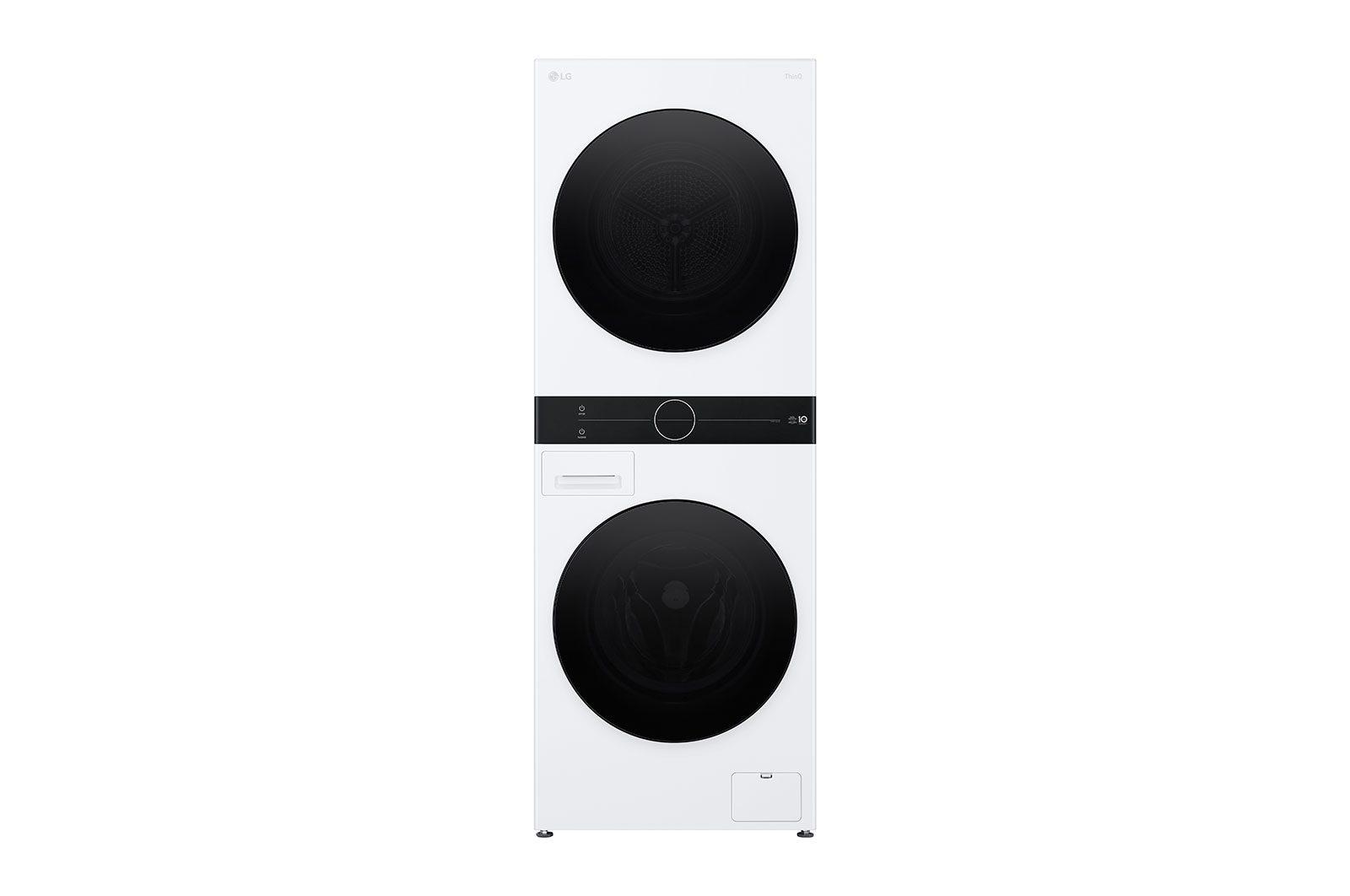 LG  WashTower?, 12/10 kg, max. 1400 ford./perc, Steam?, TurboWash?360, Automatikus kondenzátortisztítás és ThinQ? WiFi funkció, WT1210WWF