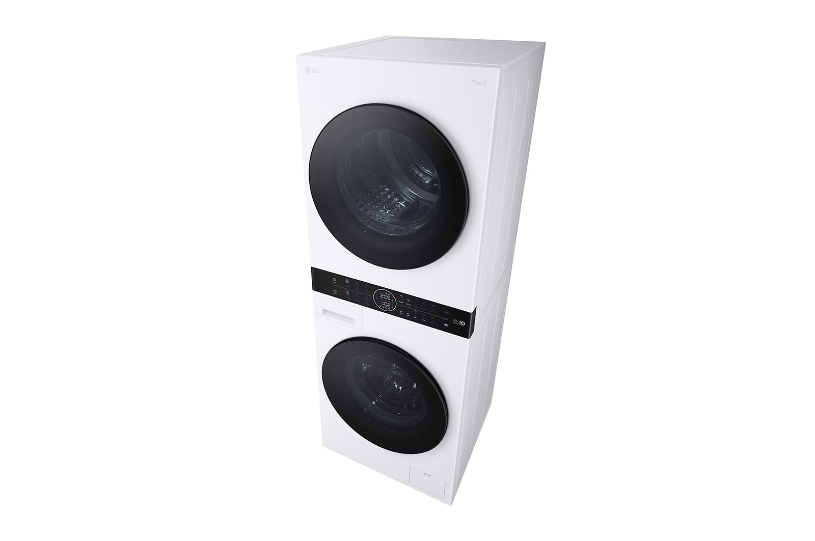 LG  WashTower?, 12/10 kg, max. 1400 ford./perc, Steam?, TurboWash?360, Automatikus kondenzátortisztítás és ThinQ? WiFi funkció, WT1210WWF