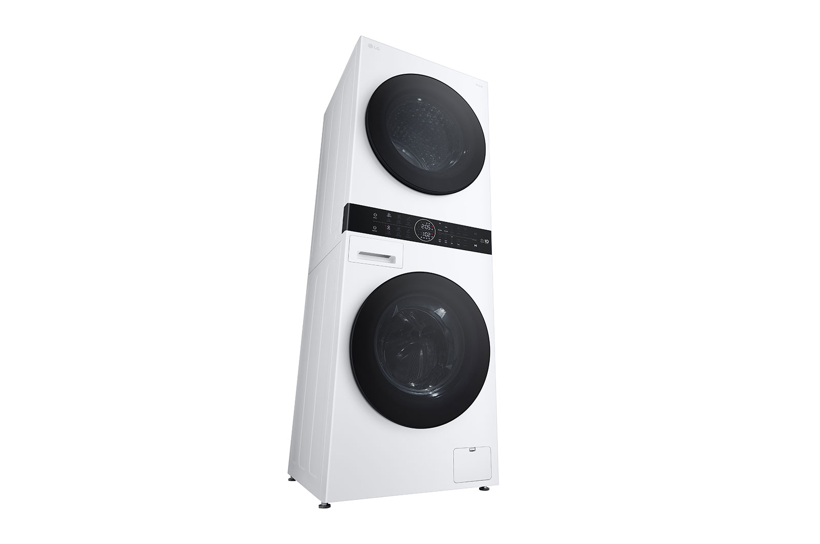 LG  WashTower?, 12/10 kg, max. 1400 ford./perc, Steam?, TurboWash?360, Automatikus kondenzátortisztítás és ThinQ? WiFi funkció, WT1210WWF