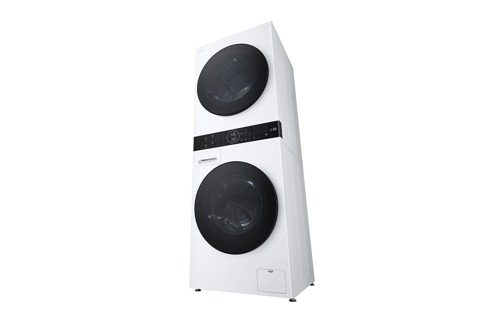 LG  WashTower?, 12/10 kg, max. 1400 ford./perc, Steam?, TurboWash?360, Automatikus kondenzátortisztítás és ThinQ? WiFi funkció, WT1210WWF