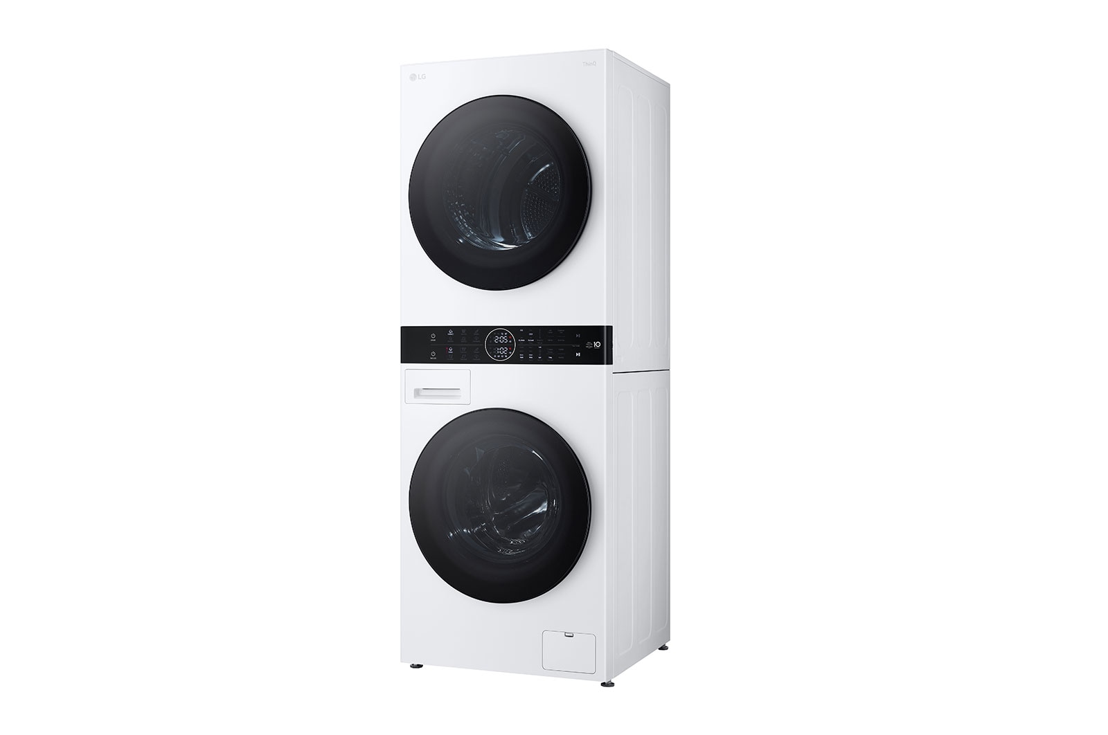 LG  WashTower?, 12/10 kg, max. 1400 ford./perc, Steam?, TurboWash?360, Automatikus kondenzátortisztítás és ThinQ? WiFi funkció, WT1210WWF