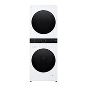 LG  WashTower?, 12/10 kg, max. 1400 ford./perc, Steam?, TurboWash?360, Automatikus kondenzátortisztítás és ThinQ? WiFi funkció, WT1210WWF