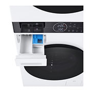 LG  WashTower?, 12/10 kg, max. 1400 ford./perc, Steam?, TurboWash?360, Automatikus kondenzátortisztítás és ThinQ? WiFi funkció, WT1210WWF