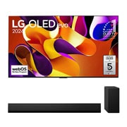 A(z) 55 colos LG OLED evo G4 4K Smart TV 2024 &#43; SG10TY Dolby Atmos 3.1 csatornás hangprojektor BOLED55G4LW el?lnézete