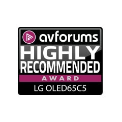 Logo Highly Recommended Award AVForums.