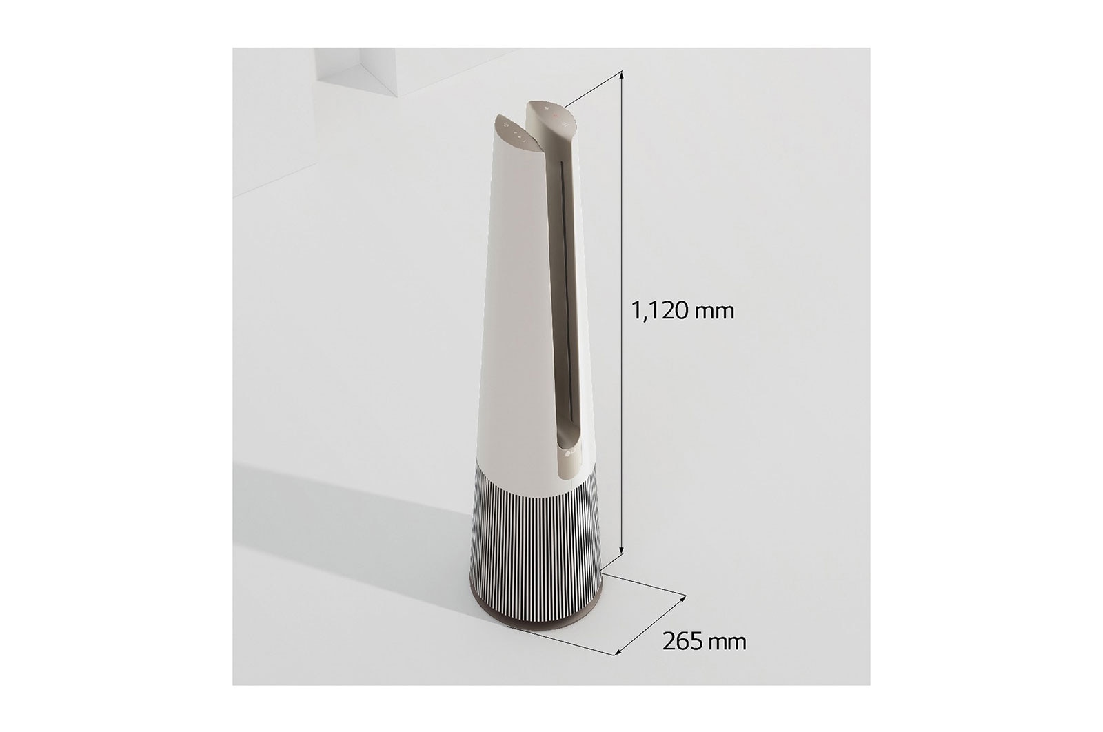 LG PuriCare AeroTower Air Purifying Fan : HEPA filter, UVnano? technology, PM 1.0 sensor, Ultra-Quiet, 3-way Airflow mode, LG ThinQ?, FS15GPBF0