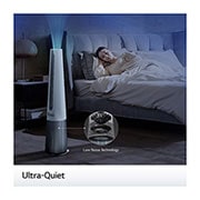 LG PuriCare AeroTower Air Purifying Fan : HEPA filter, UVnano? technology, PM 1.0 sensor, Ultra-Quiet, 3-way Airflow mode, LG ThinQ?, FS15GPBF0