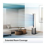 LG PuriCare AeroTower Air Purifying Fan : HEPA filter, UVnano? technology, PM 1.0 sensor, Ultra-Quiet, 3-way Airflow mode, LG ThinQ?, FS15GPBF0