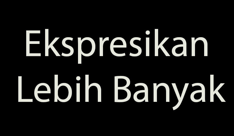 Hanya teks