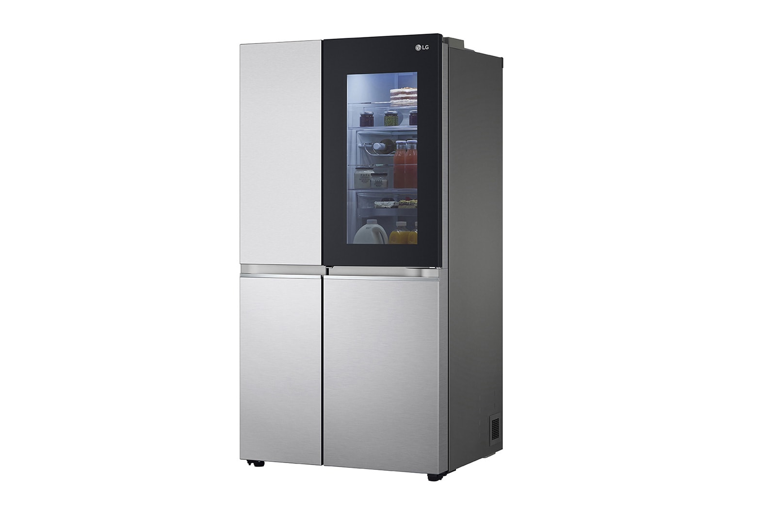 LG 694L / 647L Kulkas InstaView? Side by Side, GC-Q257CSFW