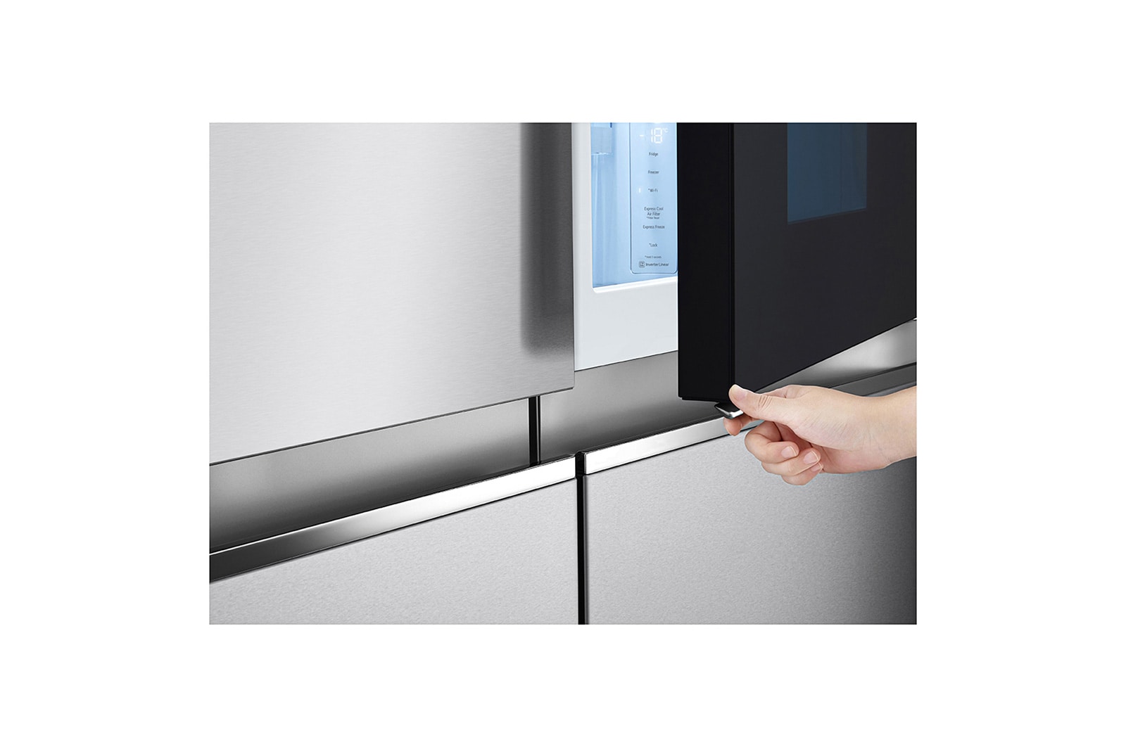 LG 694L / 647L Kulkas InstaView? Side by Side, GC-Q257CSFW