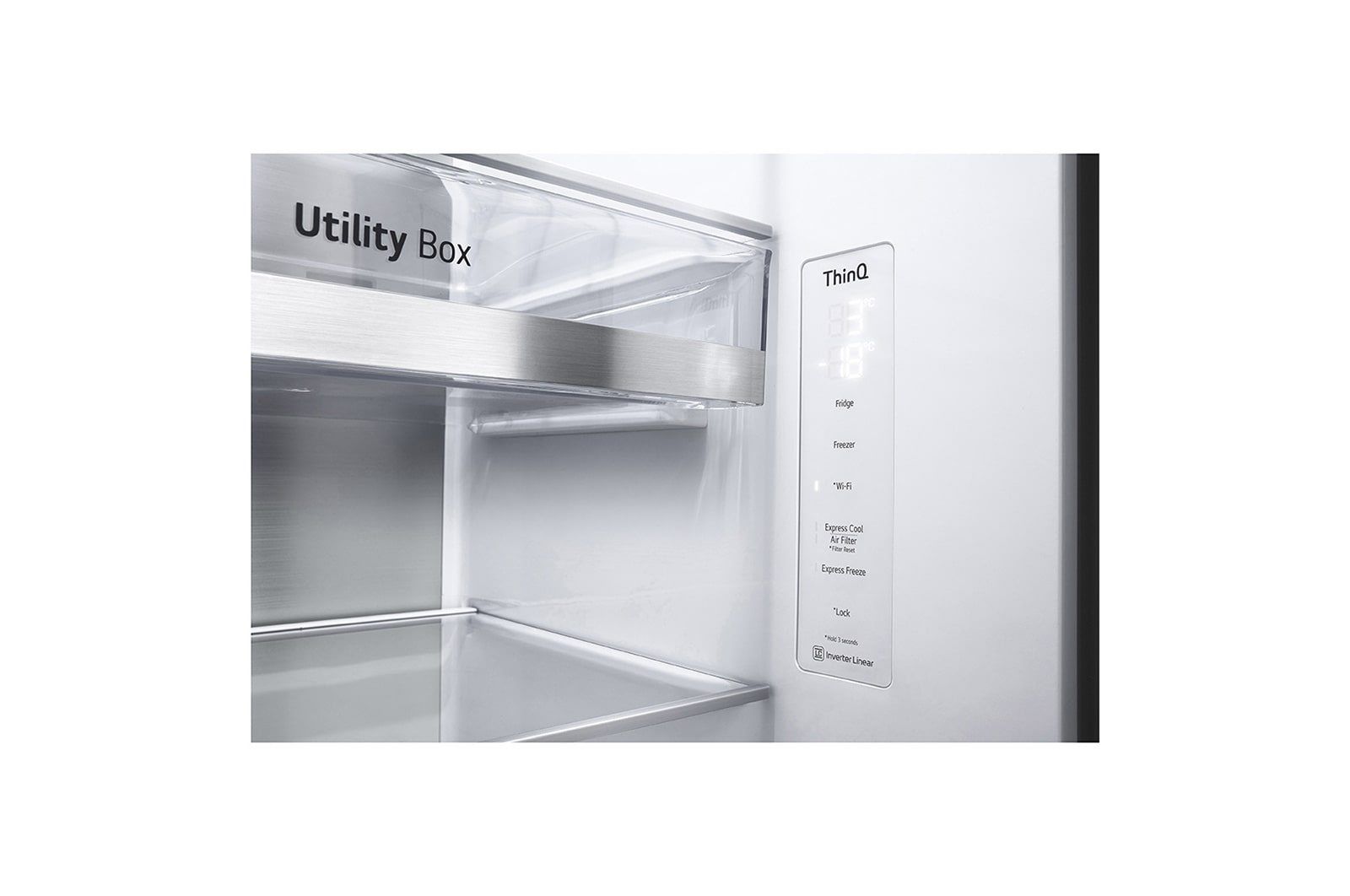LG 694L / 647L Kulkas InstaView? Side by Side, GC-Q257CSFW