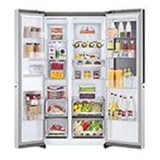 LG 694L / 647L Kulkas InstaView? Side by Side, GC-Q257CSFW