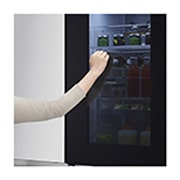 LG 694L / 647L Kulkas InstaView? Side by Side, GC-Q257CSFW