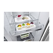 LG 694L / 647L Kulkas InstaView? Side by Side, GC-Q257CSFW