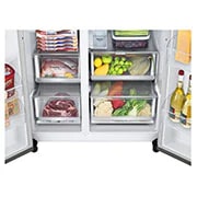 LG Kulkas InstaView Door-in-Door? Terbaru Net 617L / Gross 674L dengan UVnano? dan ThinQ?, GC-X257CSES