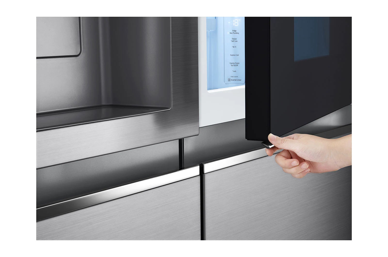 LG Kulkas InstaView Door-in-Door? Terbaru Net 617L / Gross 674L dengan UVnano? dan ThinQ?, GC-X257CSES