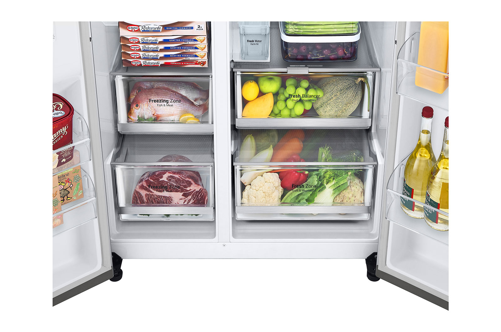 LG Kulkas InstaView Door-in-Door? Terbaru Net 617L / Gross 674L dengan UVnano? dan ThinQ?, GC-X257CSES