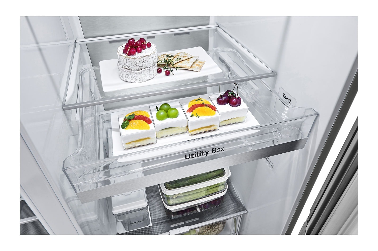 LG Kulkas InstaView Door-in-Door? Terbaru Net 617L / Gross 674L dengan UVnano? dan ThinQ?, GC-X257CSES