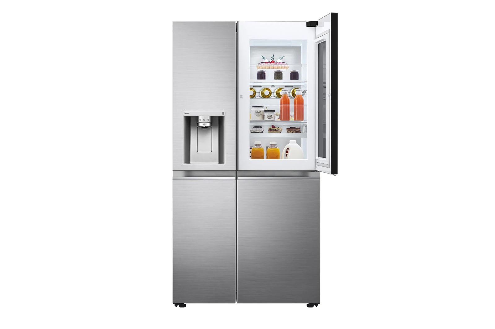 LG Kulkas InstaView Door-in-Door? Terbaru Net 617L / Gross 674L dengan UVnano? dan ThinQ?, GC-X257CSES