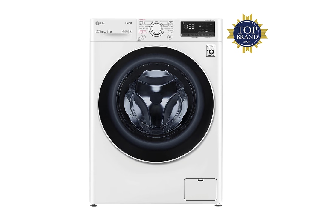 LG 11kg Front Loading Mesin Cuci AI DD?, FV1411S5WN