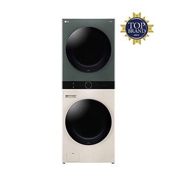 Tampak depan LG Objet WashTower? 14kg/10kg(WT1410NHEG)