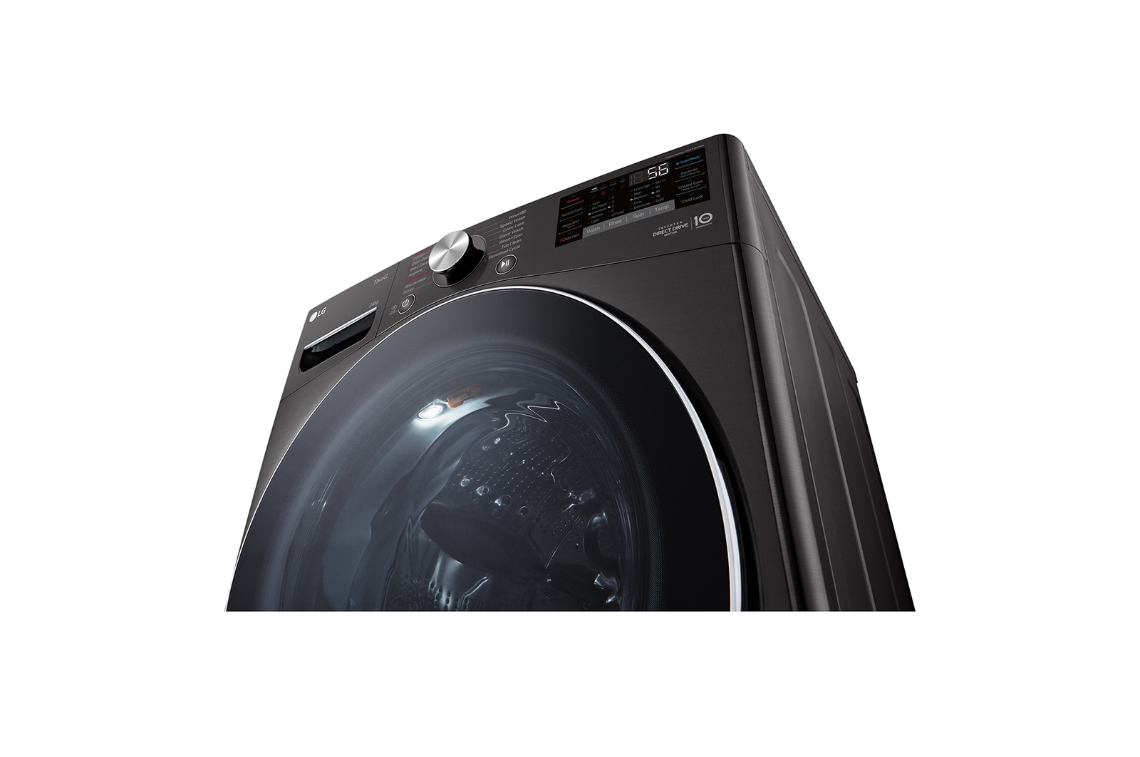 LG 24kg Front Loading Mesin Cuci LG dengan Steam? - Inverter Direct Drive, F2724SVRB