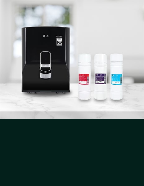 This is a picture of the LG water purifier filter