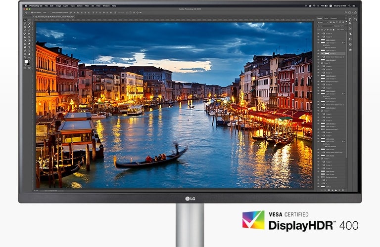 The monitor with VESA DisplayHDR? 400 enabling dramatic visual immersion