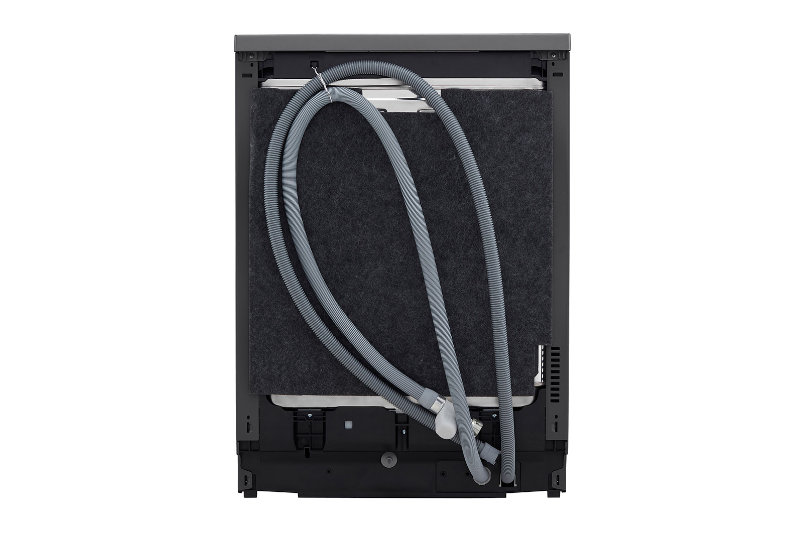 LG Dishwasher, TrueSteam?, 14 Place Settings, QuadWash?, EasyRack? Plus, ThinQ? (Wi-Fi), Direct Drive Motor, Matt Black, DFB424FM