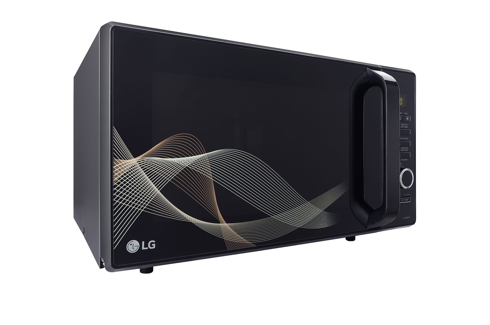 LG 28 L All-In-One Convection Microwave Oven with Diet Fry?, 251 Auto Cook Menu, Roti Basket, Health Plus Menu, Black, MC2886BHT