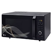 LG 28 L All-In-One Convection Microwave Oven with Diet Fry?, 251 Auto Cook Menu, Roti Basket, Health Plus Menu, Black, MC2886BHT