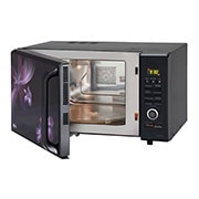 LG 28 L Convection Microwave Oven with Roti Basket, 30 Healthy Heart Recipes, Diet Fry?, Motorised Rotisserie, Black, MC2886BPUM
