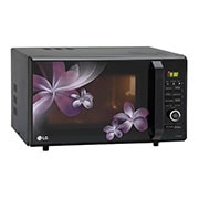 LG 28 L Convection Microwave Oven with Roti Basket, 30 Healthy Heart Recipes, Diet Fry?, Motorised Rotisserie, Black, MC2886BPUM