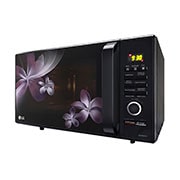 LG 28 L Convection Microwave Oven with Roti Basket, 30 Healthy Heart Recipes, Diet Fry?, Motorised Rotisserie, Black, MC2886BPUM