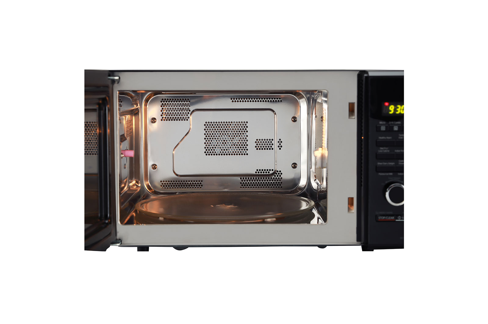 LG 28 L Convection Microwave Oven with Roti Basket, 30 Healthy Heart Recipes, Diet Fry?, Motorised Rotisserie, Black, MC2886BPUM