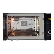 LG 28 L Convection Microwave Oven with Roti Basket, 30 Healthy Heart Recipes, Diet Fry?, Motorised Rotisserie, Black, MC2886BPUM