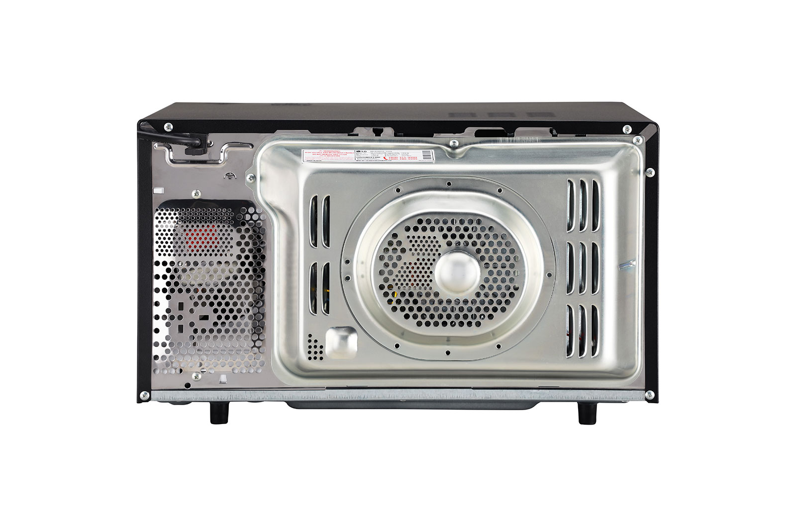 LG 28 L Convection Microwave Oven with Roti Basket, 30 Healthy Heart Recipes, Diet Fry?, Motorised Rotisserie, Black, MC2886BPUM