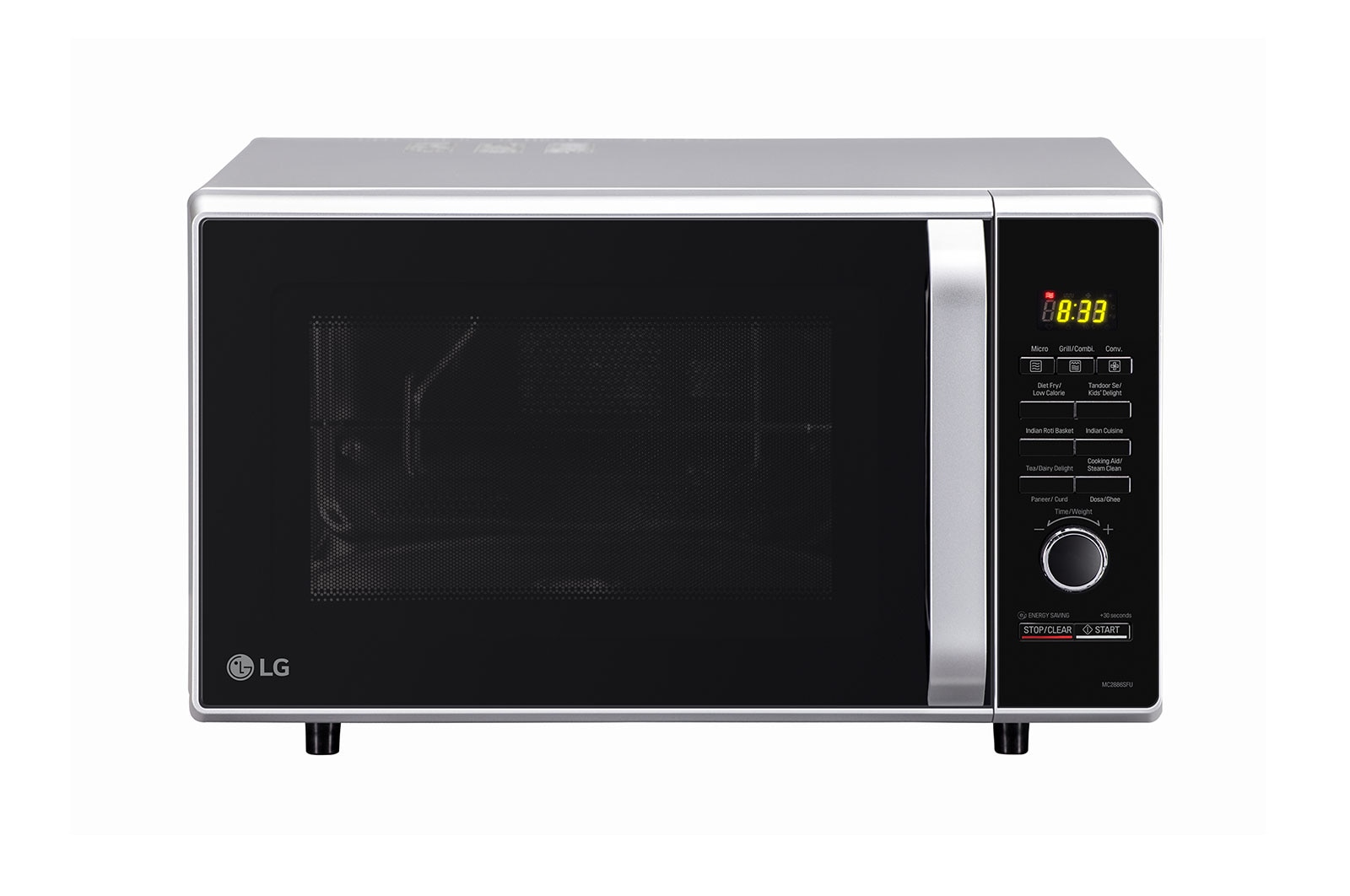 LG MC2886SFU convection microwave front view